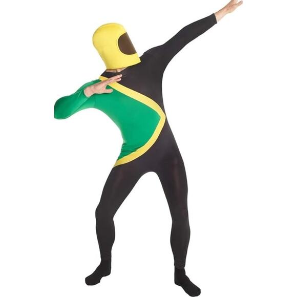 Morphsuits Men's Jamaican Bobsled Cool Runnings Halloween Costume - Picture 1 of 2